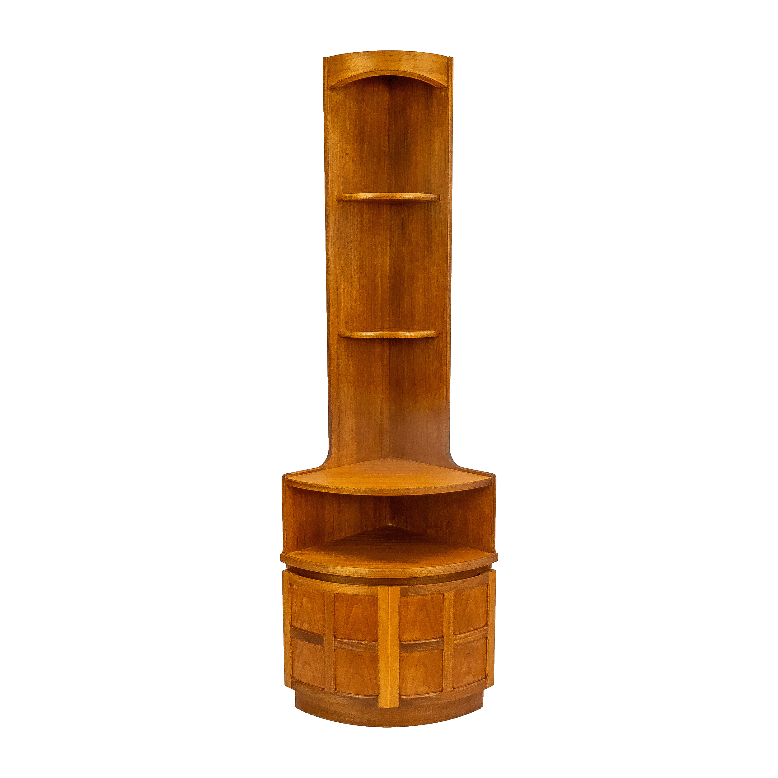 Boekenkast | Vintage | Hoek | Nathan | Teak | 4444